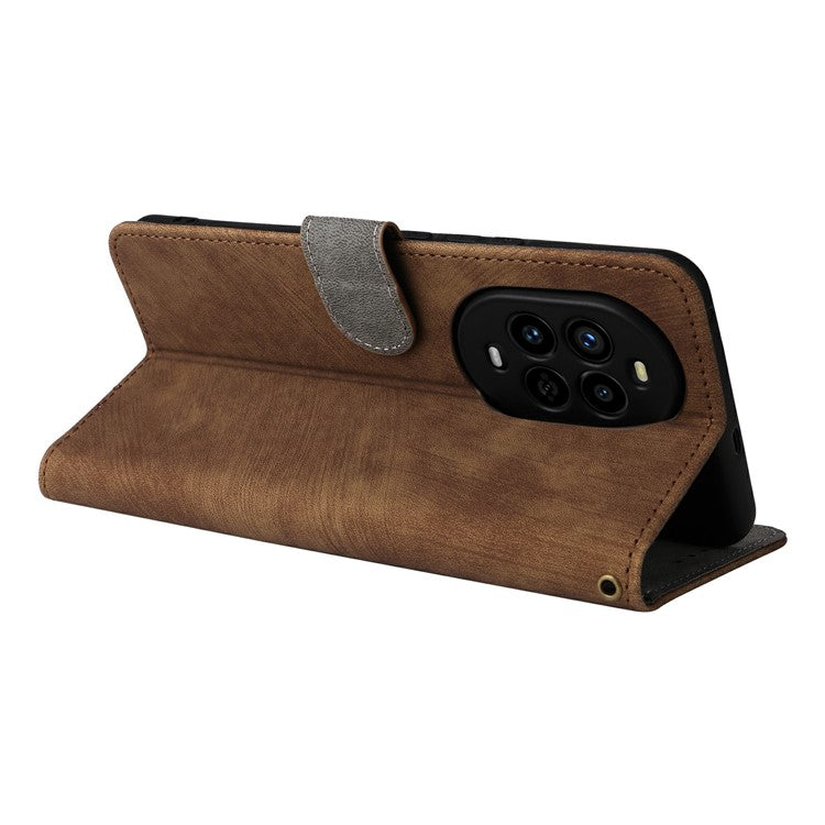 For Huawei nova 13 Pro 5G Wallet Case RFID Blocking PU Leather Cover Stand View - Brown