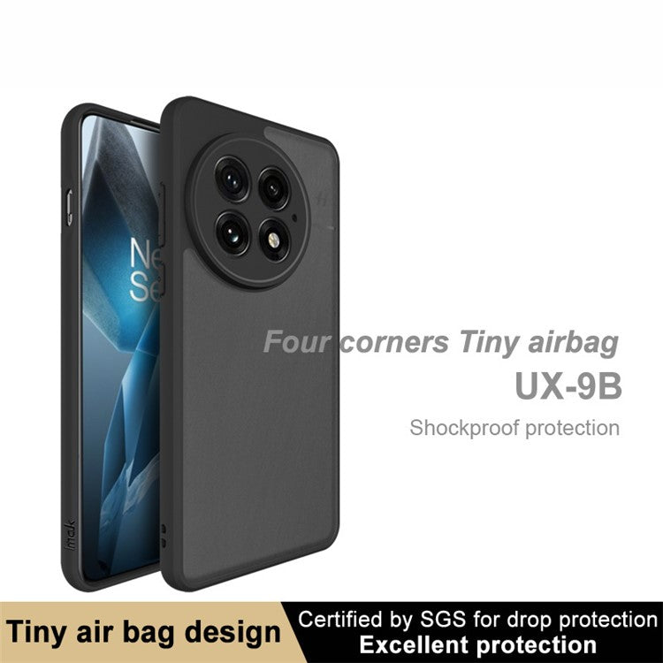IMAK UX-9B Series For OnePlus 13 Case Tiny Airbag PC+TPU Matte Phone Cover