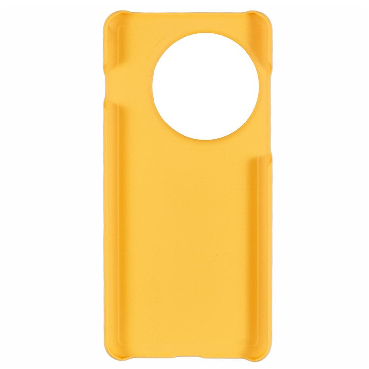 For OnePlus 13 Case Hard PC Frosted Minimalist Phone Cover - Yellow