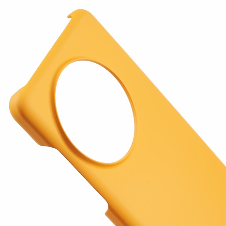 For OnePlus 13 Case Hard PC Frosted Minimalist Phone Cover - Yellow