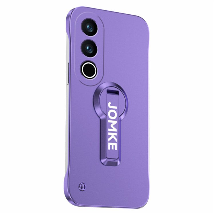 For OnePlus Ace 3V 5G Case Hard PC Frameless Baking Paint Kickstand Phone Cover - Purple