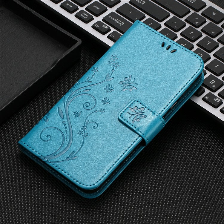 For Motorola Moto G75 5G Case PU Leather Phone Wallet Cover with Strap - Blue