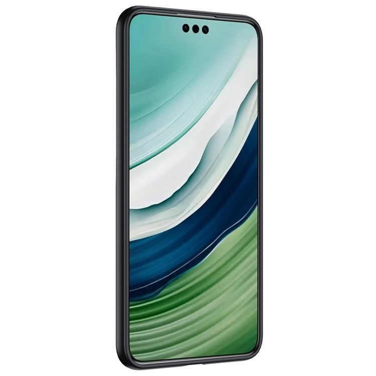 For Huawei Mate 70 Pro+ / 70 Pro Case Litchi Texture TPU Flexible Phone Cover, Black