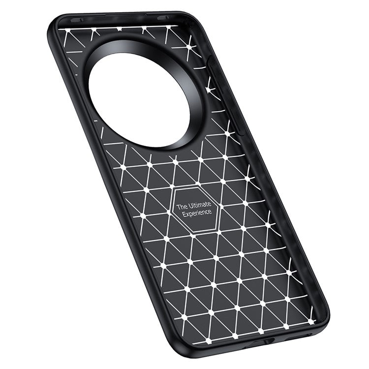 For Huawei Mate 70 Pro+ / 70 Pro Case Litchi Texture TPU Flexible Phone Cover, Black