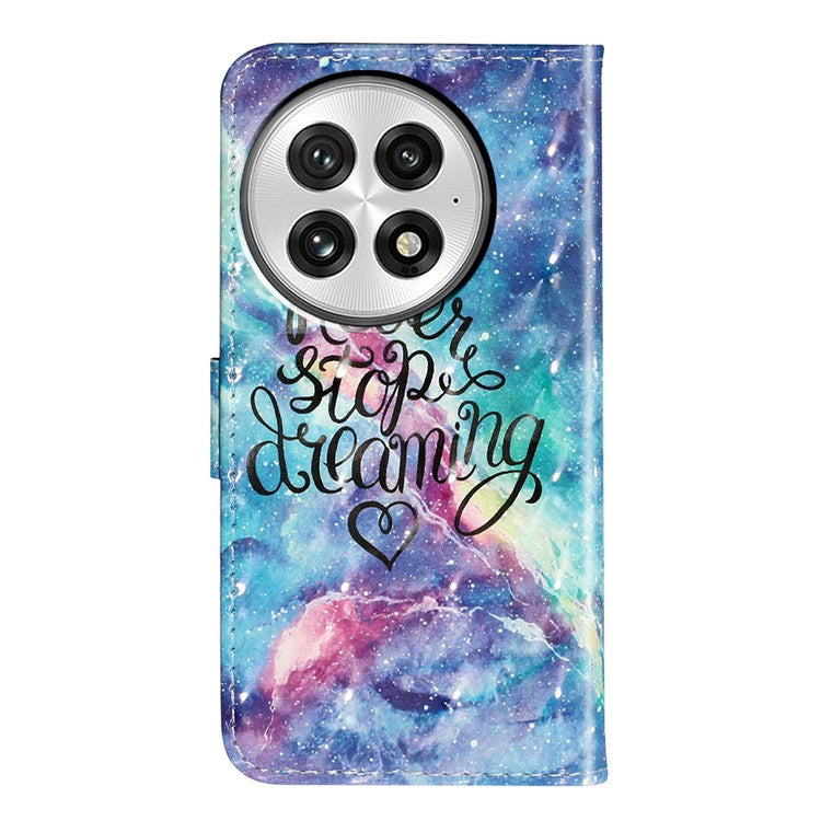 For OnePlus 13 Case 3D Pattern Printed Phone Leather Phone Cover - Starry Sky
