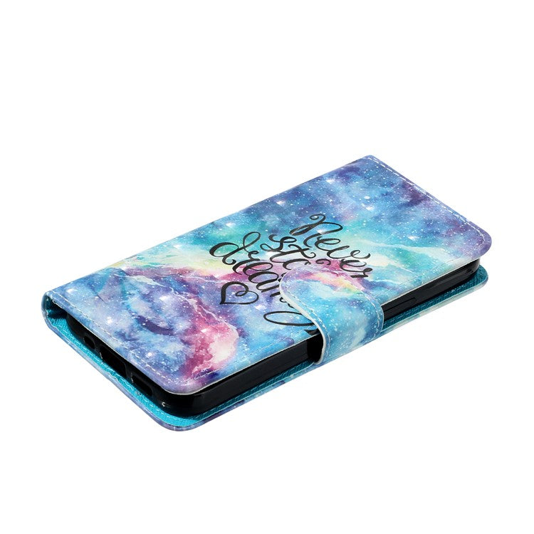 For Motorola Moto G75 5G Case 3D Pattern Printed Phone Leather Phone Cover - Starry Sky