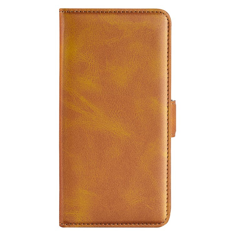 For OnePlus 13 Stand Case Calf Texture Leather Wallet Phone Cover - Yellow