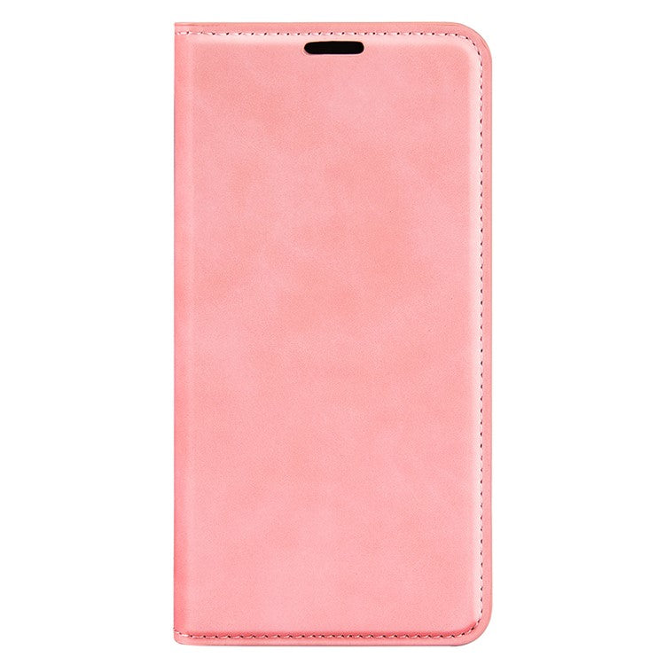 For OnePlus 13 Case Skin-Touch Leather Wallet Phone Cover - Pink