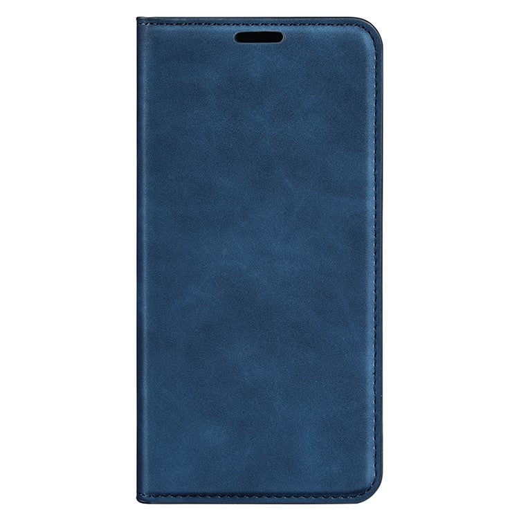 For OnePlus 13 Case Skin-Touch Leather Wallet Phone Cover - Blue