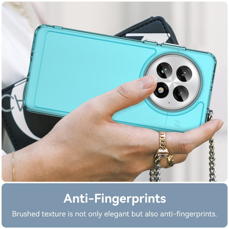 For OnePlus 13 Case TPU Shockproof Phone Back Cover - Transparent Blue