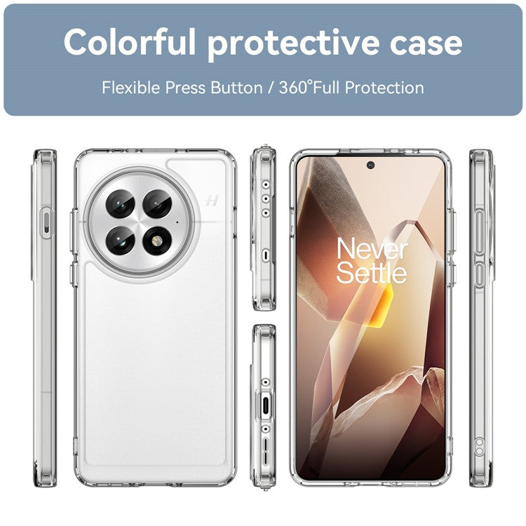 For OnePlus 13 Case TPU Shockproof Phone Back Cover - Transparent