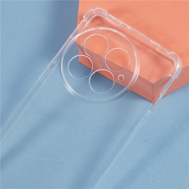 For OnePlus 13 Case Reinforced Corner TPU Clear Phone Cover with Lanyard