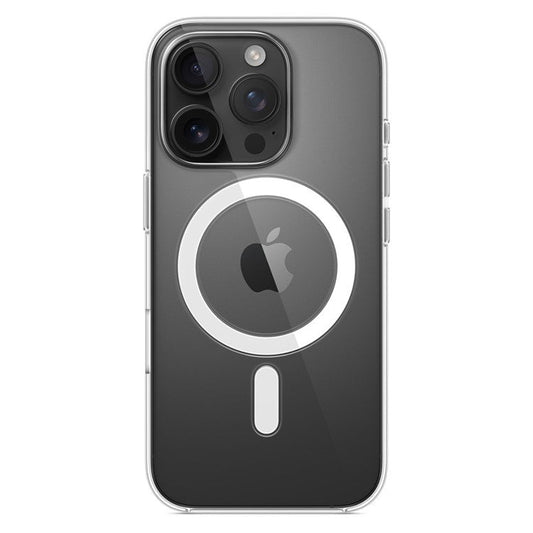 For iPhone 16 Pro Case Compatible with MagSafe Hard PC Clear Phone Back Cover