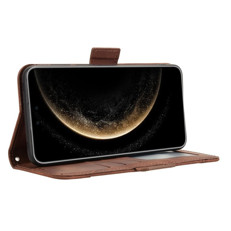 For Huawei Mate 70 Pro+ / 70 Pro Leather Case Phone Wallet Cover with Multiple Card Slots - Brown