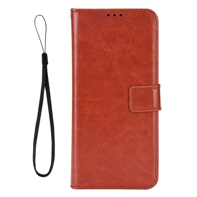 For Huawei Mate 70 Pro+ / 70 Pro Case Crazy Horse Texture PU Leather Phone Wallet Cover - Brown