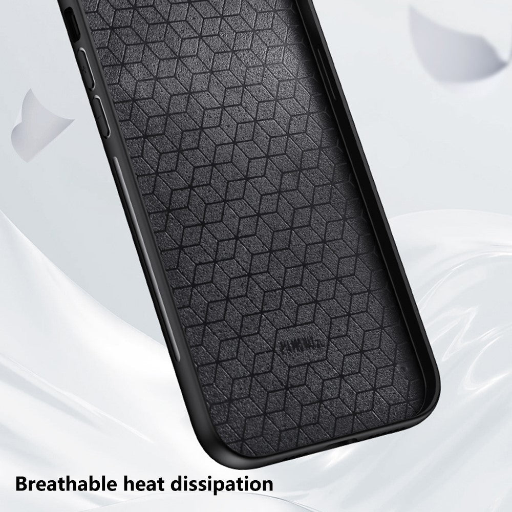 For Oppo Reno13 Pro 5G Case Deer Pattern Cloth Texture PU Leather Hybrid Phone Cover - Black