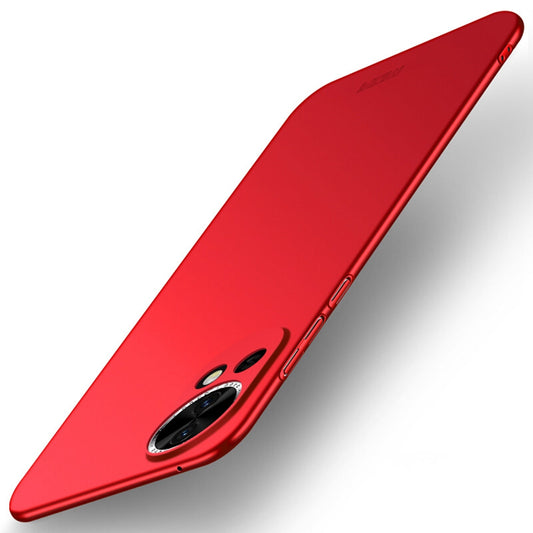 For Huawei nova 13 5G MOFI Shield Matte Series  Case Ultra Slim PC Protective Cover - Red