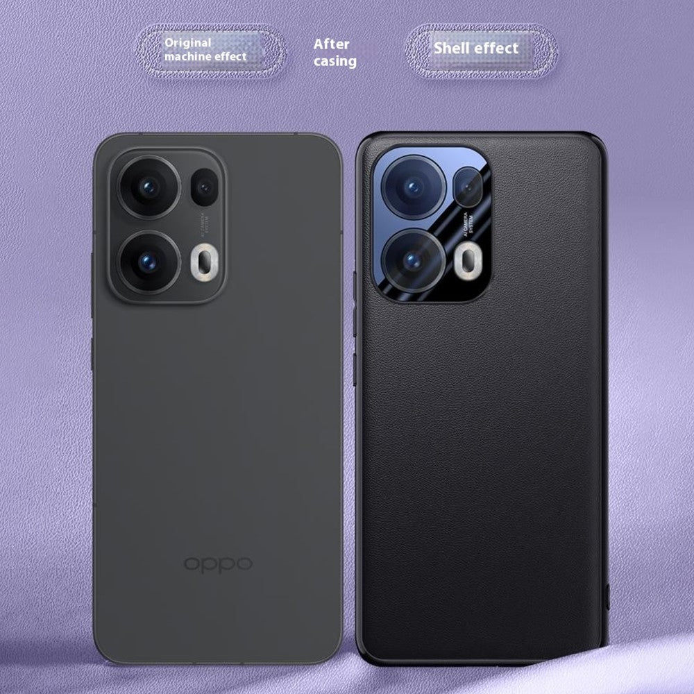 For Oppo Reno13 5G (Global) Case Drop Resistant PU Leather+TPU Phone Cover - Blue