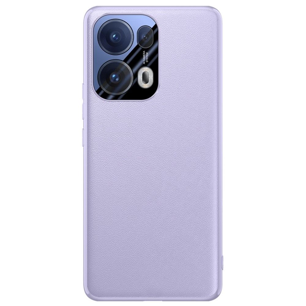 For Oppo Reno13 Pro 5G Case Drop Resistant PU Leather+TPU Phone Cover - Black