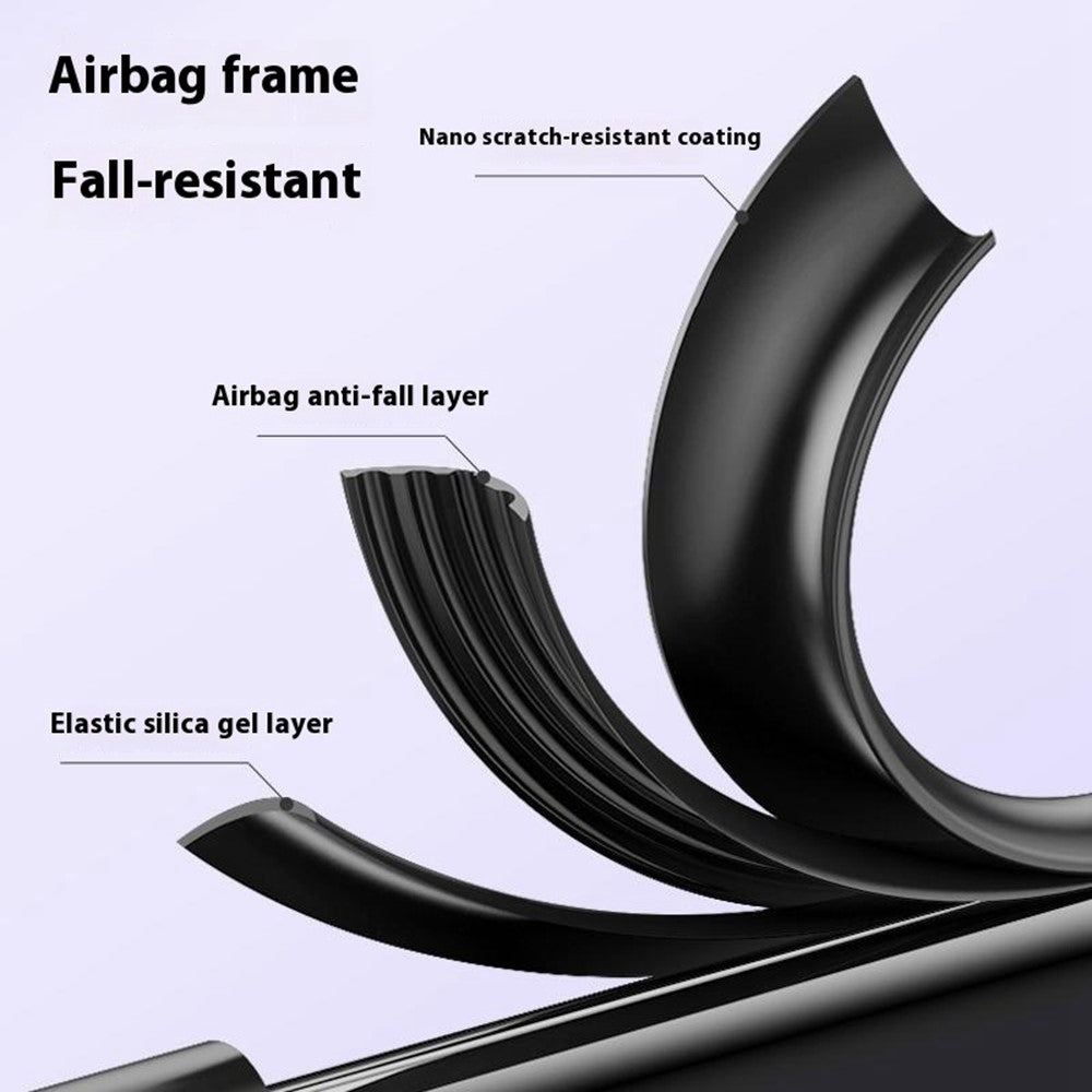 For Oppo Reno13 Pro 5G Case Drop Resistant PU Leather+TPU Phone Cover - Black