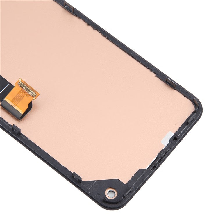 For Google Pixel 5a 5G G1F8F G4S1M Grade C LCD Screen and Digitizer Assembly + Frame Part (TFT Technology) (Without Logo)