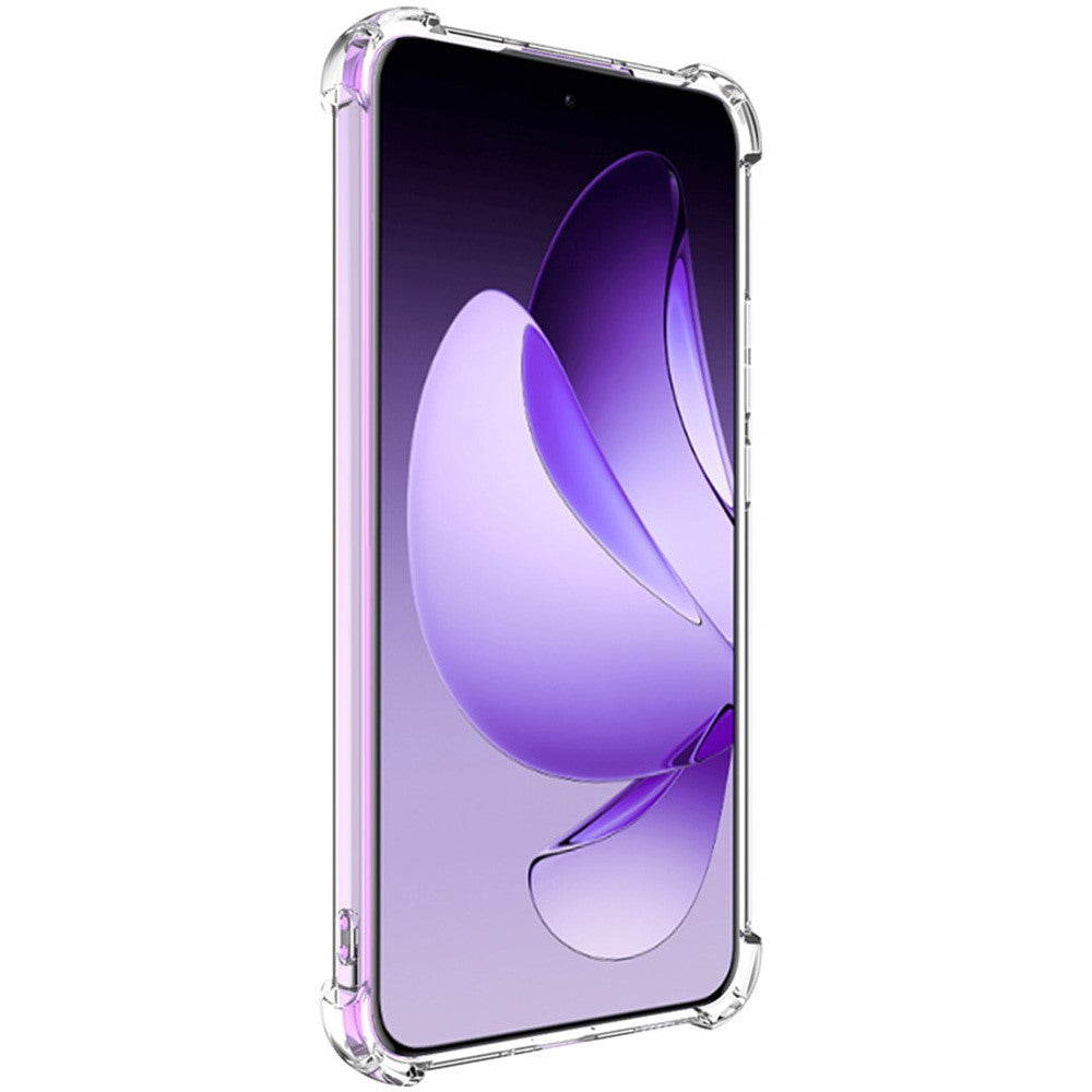 IMAK UX-4 Series For Oppo Reno13 Pro 5G Case Straight Frame Four Corner Shockproof Clear TPU Cover