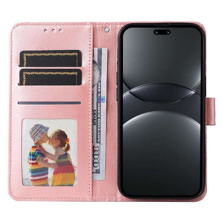 For Huawei nova 13 Pro 5G Case Sunflower Imprint Leather Wallet Phone Cover - Pink