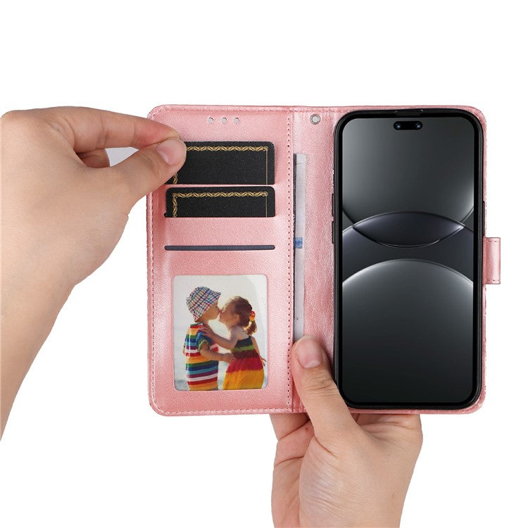 For Huawei nova 13 Pro 5G Case Sunflower Imprint Leather Wallet Phone Cover - Pink