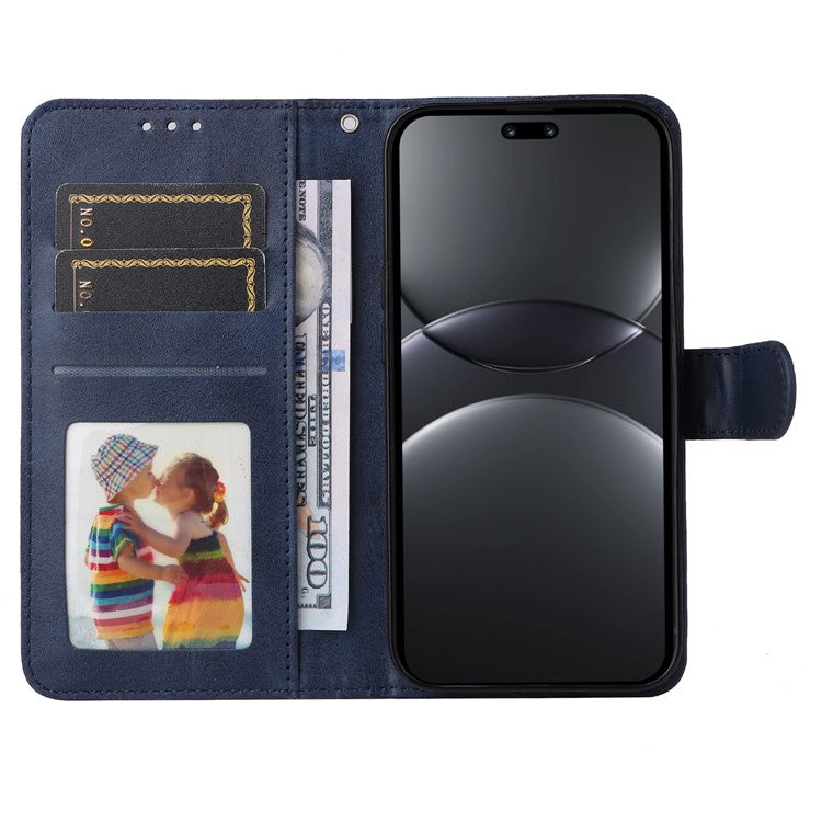 For Huawei nova 13 Pro 5G Case Wallet PU Leather Folio Flip Phone Cover - Blue