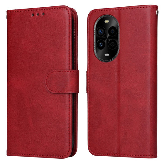 For Huawei nova 13 Pro 5G Case Wallet PU Leather Folio Flip Phone Cover - Red