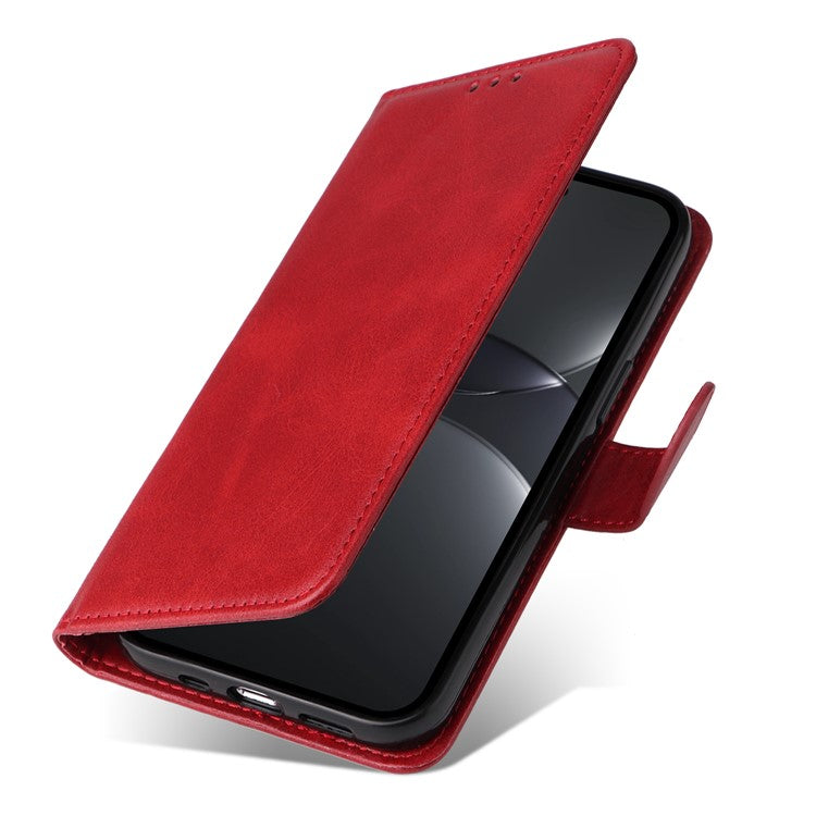 For Huawei nova 13 Pro 5G Case Wallet PU Leather Folio Flip Phone Cover - Red