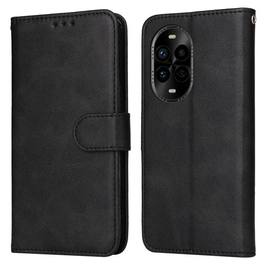 For Huawei nova 13 Pro 5G Case Wallet PU Leather Folio Flip Phone Cover - Black
