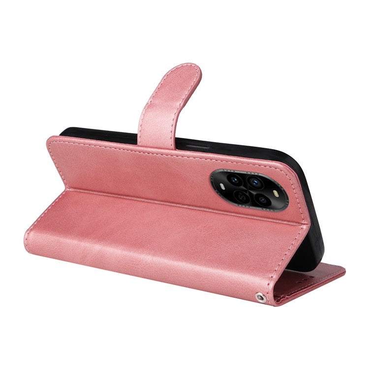 For Huawei nova 13 Pro 5G Case Wallet PU Leather Folio Flip Phone Cover - Pink