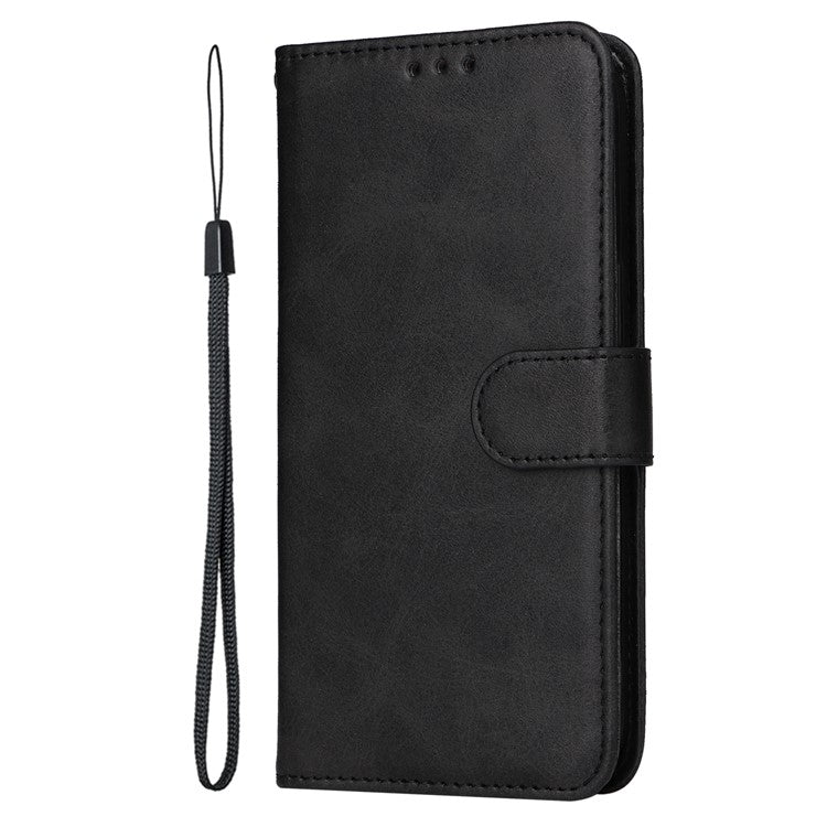 For OnePlus 13 Case Wallet PU Leather Folio Flip Phone Cover - Black
