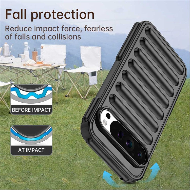 For Google Pixel 9 Pro XL Case Protective TPU Phone Cover - Black