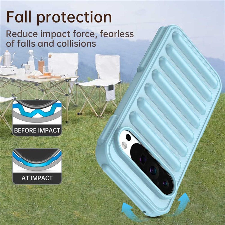 For Google Pixel 9 Pro XL Case Protective TPU Phone Cover - Blue