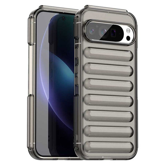 For Google Pixel 9 Pro XL Case Protective TPU Phone Cover - Transparent Grey