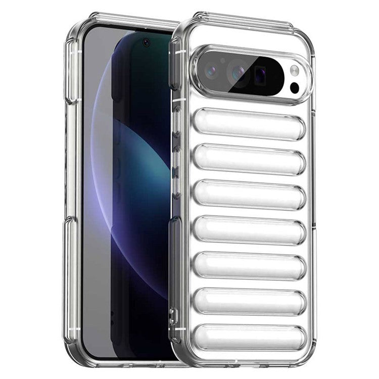 For Google Pixel 9 Pro XL Case Protective TPU Phone Cover - Transparent