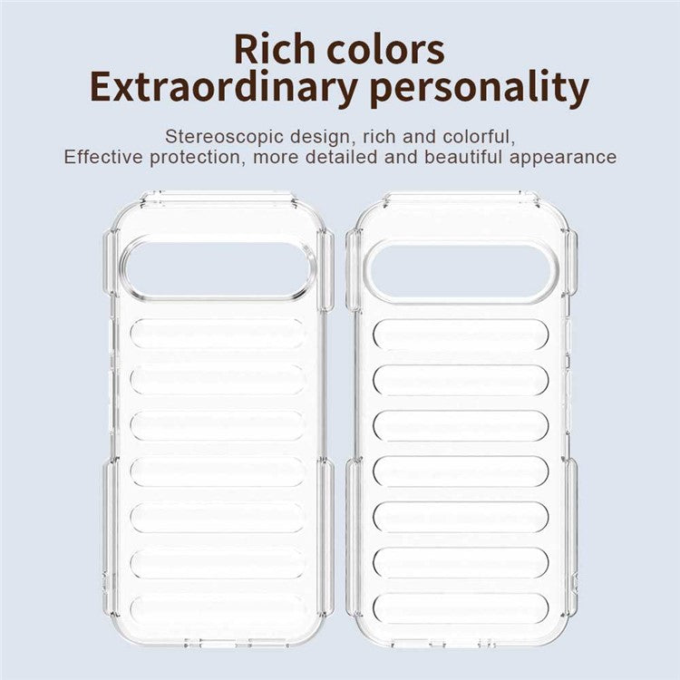 For Google Pixel 9 Pro XL Case Protective TPU Phone Cover - Transparent