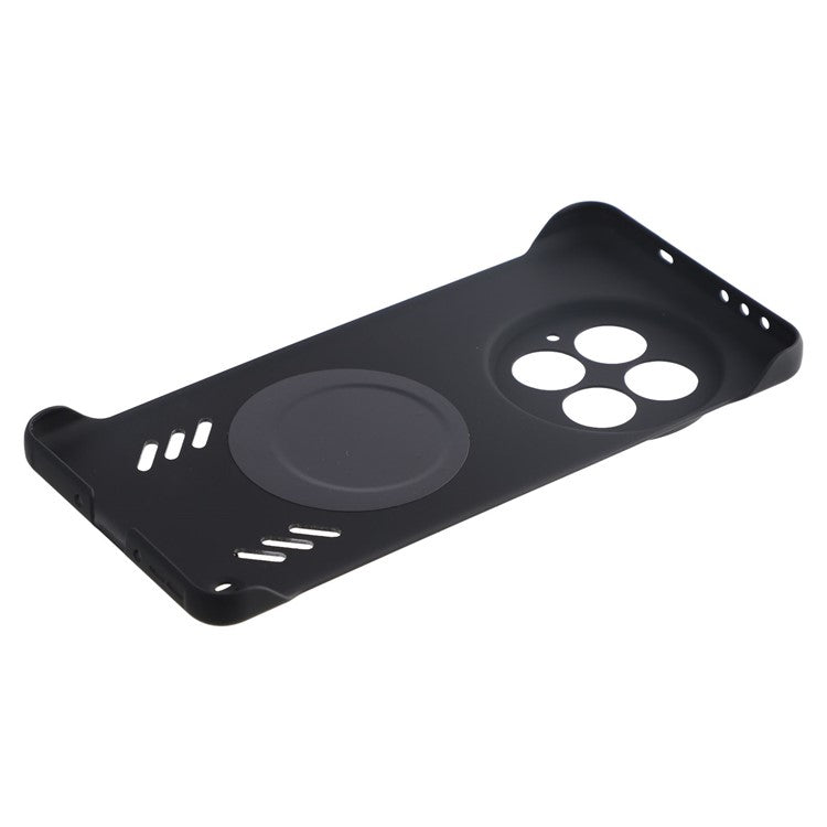 For OnePlus 13 Case Hard PC Frameless Heat Dissipation Phone Cover - Black