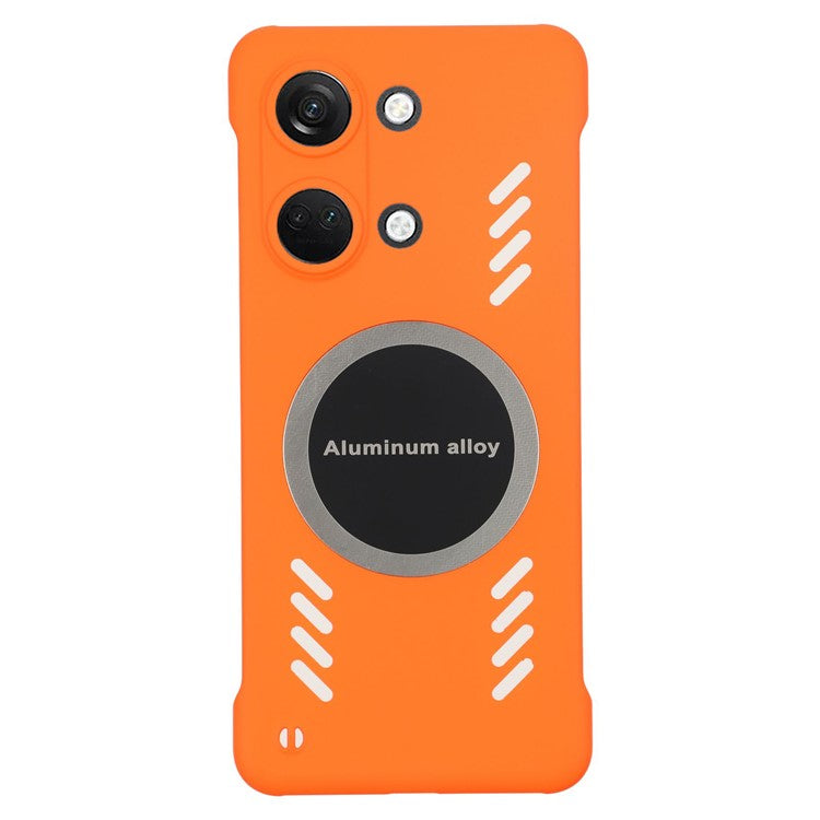 For OnePlus Ace 2V / Nord 3 5G Case Hard PC Frameless Heat Dissipation Phone Cover - Orange