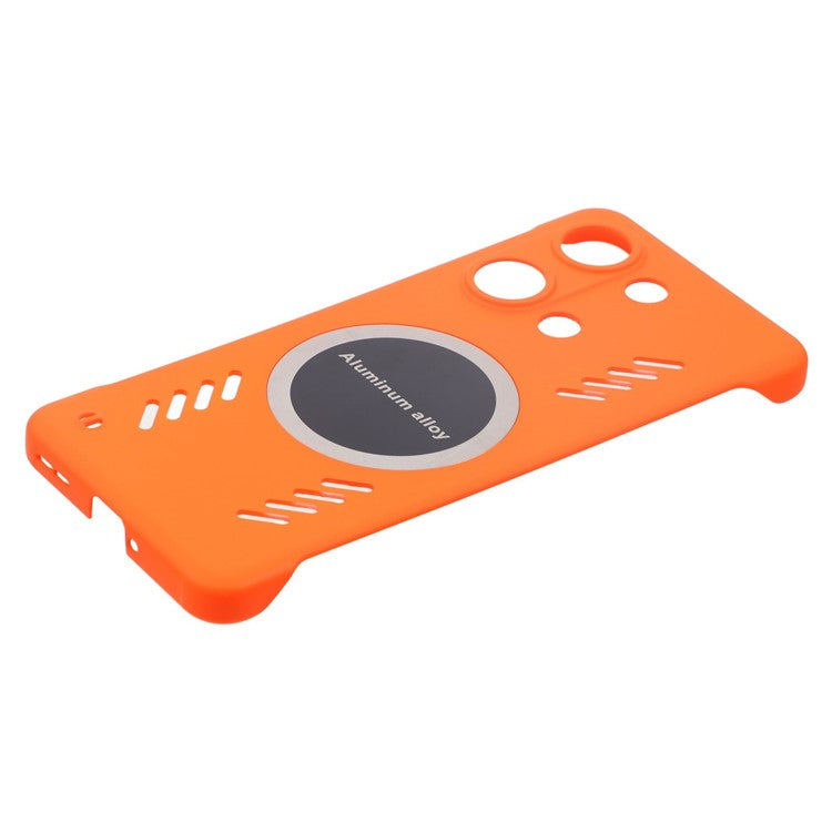 For OnePlus Ace 2V / Nord 3 5G Case Hard PC Frameless Heat Dissipation Phone Cover - Orange