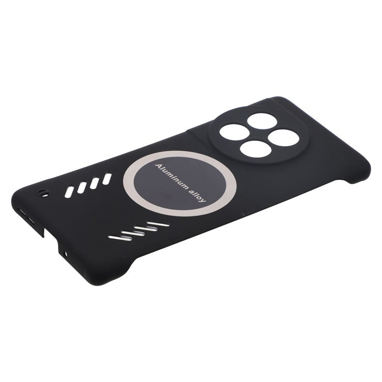 For OnePlus Ace 2 5G / 11R 5G Case Hard PC Frameless Heat Dissipation Phone Cover - Black