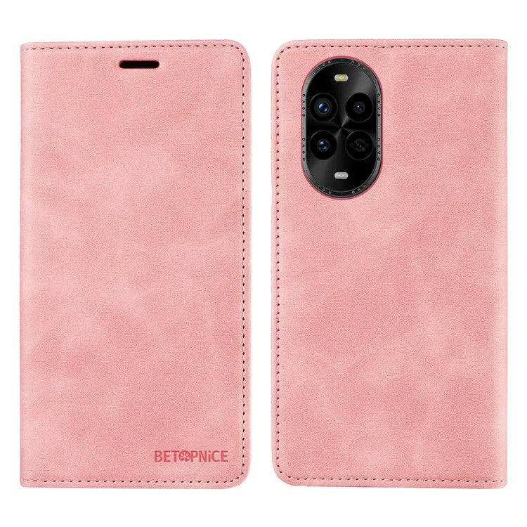 BETOPNICE 003 For Huawei nova 13 Pro 5G Wallet Case Leather Phone Cover with Stand - Pink