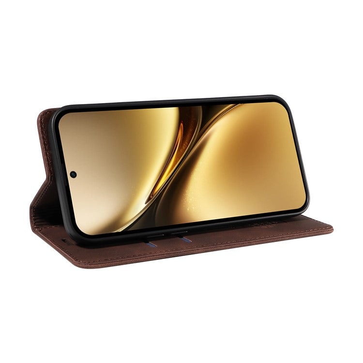 BETOPNICE 003 For vivo X200 Pro 5G Wallet Case Leather Phone Cover with Stand - Brown