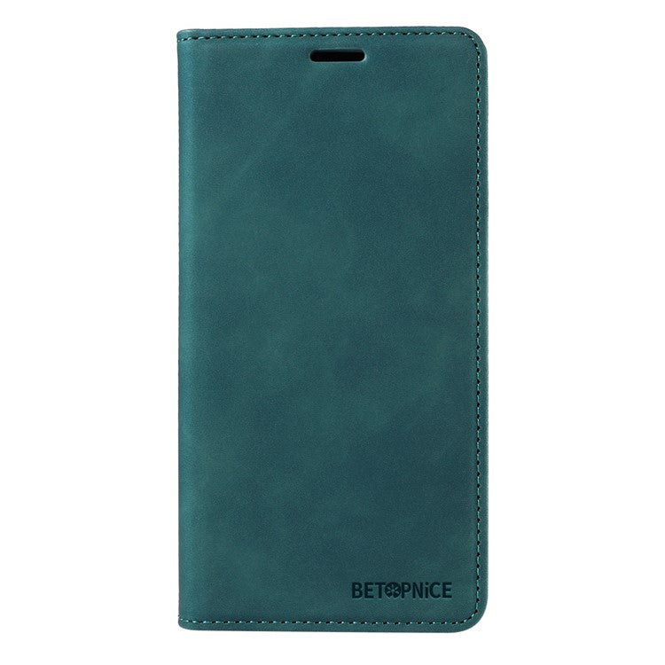 BETOPNICE 003 For vivo Y300 Pro 5G Wallet Case Leather Phone Cover with Stand - Green