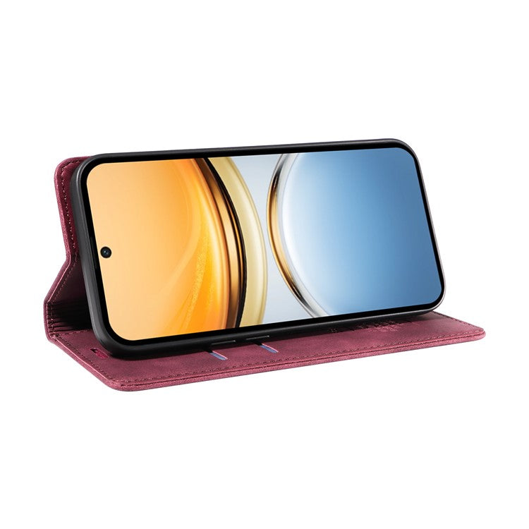 BETOPNICE 003 For vivo Y300 Pro 5G Wallet Case Leather Phone Cover with Stand - Red