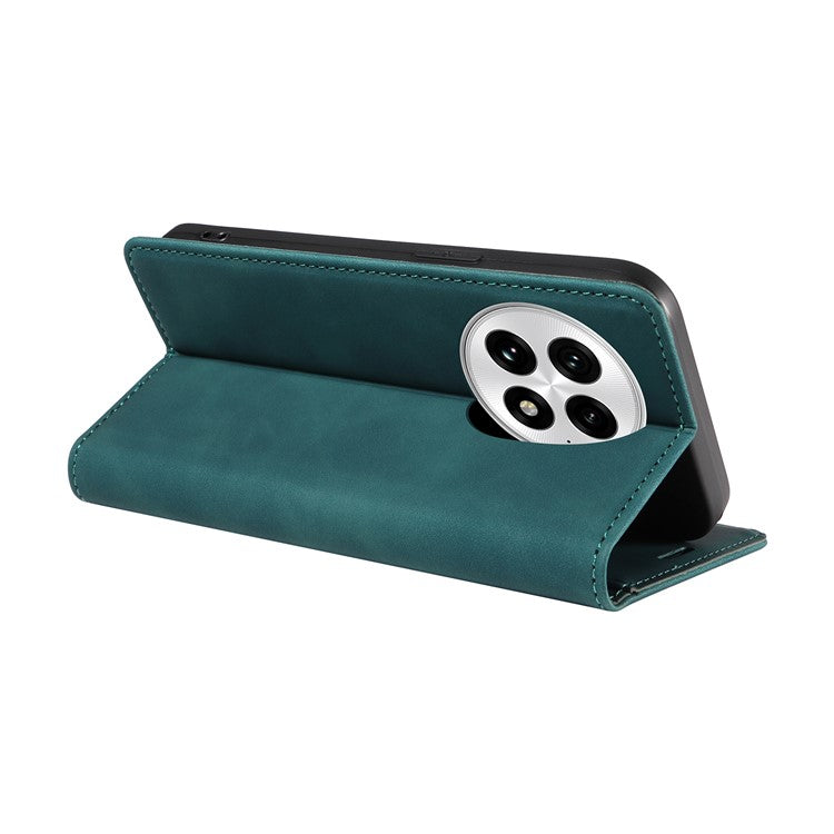 BETOPNICE 003 For OnePlus 13 Wallet Case Leather Phone Cover with Stand - Green