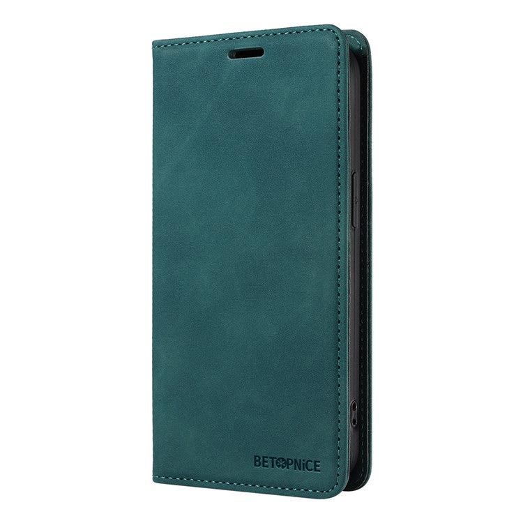 BETOPNICE 003 For OnePlus 13 Wallet Case Leather Phone Cover with Stand - Green