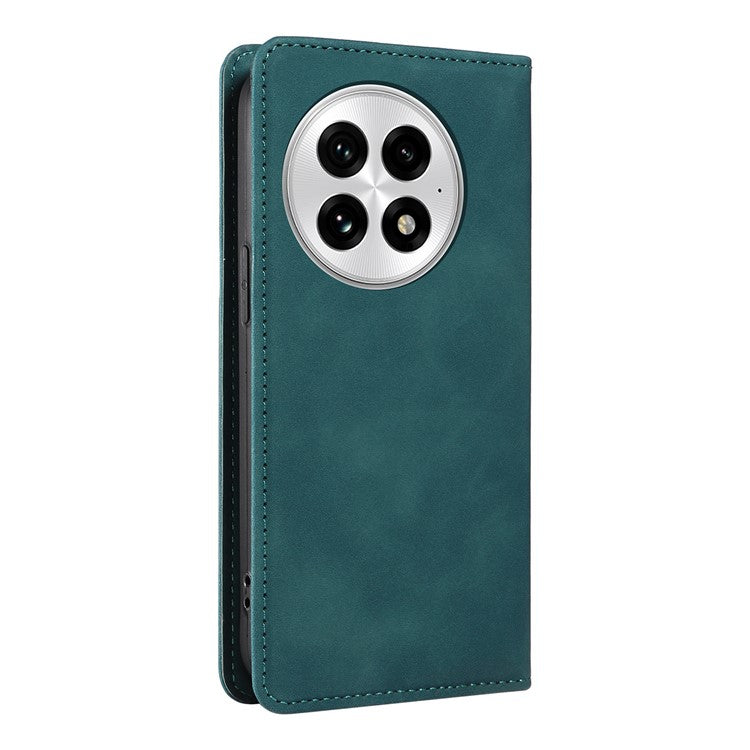 BETOPNICE 003 For OnePlus 13 Wallet Case Leather Phone Cover with Stand - Green